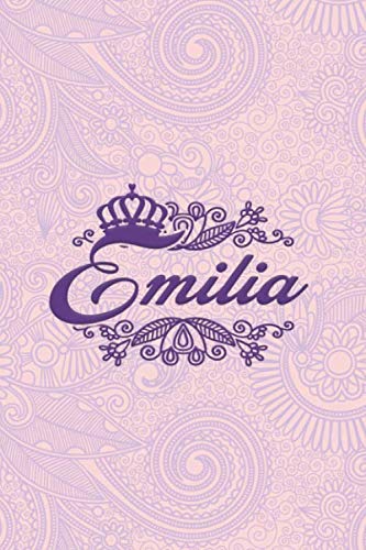Emilia- i'm Emilia, nootbook: Ruled 6x9 - 100 pages Ruled writing journal lined. diary. notebook "Emilia", a notebook. this notebook for "Emilia", ... name of "Emilia" in the notebook cover.