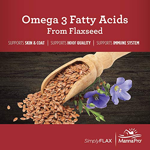 Manna Pro Simply Flax for Horses Omega3 Fatty Acids from Flaxseed