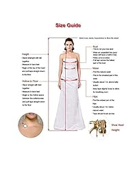 Inmagicdress - Vestido largo de sirena para dama de honor, vestido formal azul marino 124