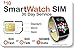SpeedTalk Mobile Smart Watch SIM Card for 2G 3G 4G LTE GSM Smartwatches and Wearables - 30 Day Service primary