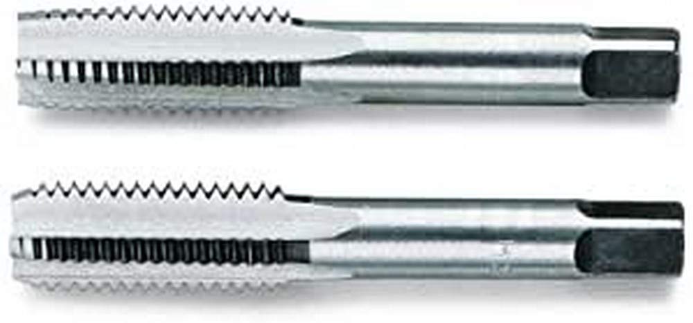 Beta 433 12 x 1 Hand Tap Set, Fine Thread (25 Chrome Steel Tools, Includes 2 Taps, High-Quality and Robust Tool, Tool Set, Workshop Accessories)