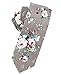 Mantieqingway Men's Cotton Printed Floral Neck Tie Skinny Ties for Men for Wedding, Groom, Groomsmen, Party, Missions, Dances, Daily Dress, Gifts