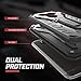 Zizo Static Cover for LG G5 [Military Grade] Case w/ [Built-in Kickstand] Shockproof Impact Dispersion Technology-Black/Black