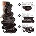 Ali Julia Hair 10A Brazilian Body Wave One Bundle Unprocessed 100% Virgin Human Weave Hair Extensions Natural Black Color 18 Inch