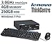Lenovo ThinkCentre M58P Ultra Small Form Factor Desktop (Intel Core 2 Duo E8400 3.0GHz, 4GB RAM, 250GB HDD, DVD, Windows 10 Professional) (Renewed)