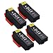 Valuetoner Compatible Ink Cartridge Replacement for Epson 273XL High Capacity (4 Black T273XL020-S) Compatible With Expression Premium XP-520, XP-600, XP-610, XP-620, XP-800, XP-810, XP-820 Printer