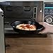 Microwave Crisper Tray- Non-Stick Microwave Safe Cookware Pan for Crisping and Cooking Pizza and Foods for Kitchen, Camper and Dorms by Chef Buddy