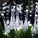 Binval Solar String Light 2-Pack Waterdrop String Lights for Outdoor Patio Lawn Landscape Garden Home Wedding Holiday and Christmas Decorations[19.7feet - 6m - 30LED-White]