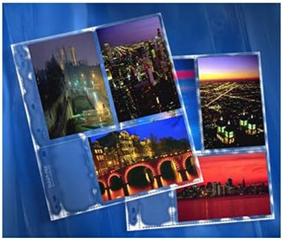 ClearFile Archival-Plus Print Page, Holds Six 4 x 6" Prints - 25 Pack