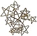 Darice Grapevine Miniatures-Assorted Stars 12/Pkg, Brown