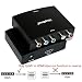 Zepthus 5RCA Component RGB YPbPr to HDMI v1.3 HDCP Video Audio Converter for HDTV, DVD, PSP, Wii