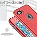 LOVE BEIDI XLF for iPhone 8 Plus Waterproof CASE (Red & Gray)