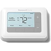 Honeywell Home 7-Day Flexible Programmable Thermostat | RTH7560E Extra-Large Backlit Display, White