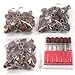 ~Ships From CA, USA~ 2in1 Comb Set 6PCS Nail Drill Bits Manicure & 150 PCS Nail Drill Sanding Bands Roll 80