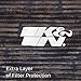K&N 22-8033PK Black Precharger Filter Wrap - for Your RC-4180 Filter
