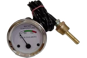 Temperature Gauge for Allis Chalmers WD45 Diesel D10 D12 D14 D15 D17 Gas Diesels