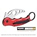 Supersecu® Outdoor Sport Tactical Folding Practice Trainer Training Knife Folded Pocket Knife 3 Color (Red)