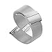 20mm Luxury Mesh Watch Bands 0.6 Interlock Safety Clasp Solid Stainless Steel Milanese Watch Strap Replacement Silver Tone LeapTop