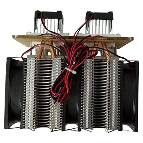 HITSAN Enhanced Version 12V 12A 144W DIY Double Head Electronic Semiconductor Refrigerator Radiator One Piece