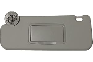 Sun Visor fits for Chevy Sonic 2012-2020 Spark 2011-2022 Gray Replacement Brand 2M PLASTIC (Gray - Left)