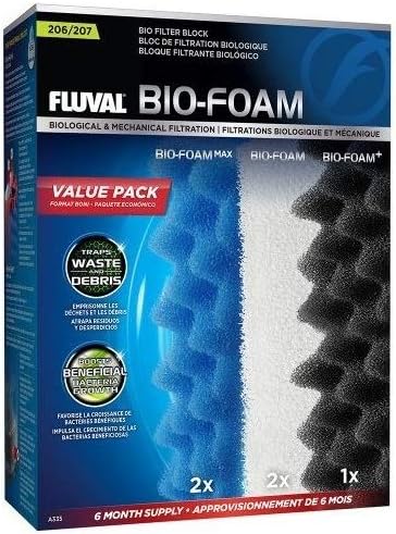 Fluval Bio Foam Media Pack 206 207 Canister Filters