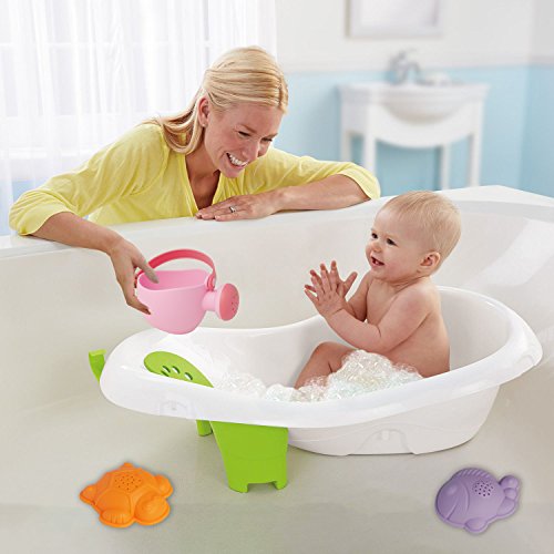 MEIGO Beach Sand Toys - Toddler Outdoor Pool Bath Play Set Soft Plastic Sandbox Toys with Models and Molds Bucket Shovel Rake Mesh Bag for Baby Kids (18pcs)