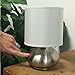Catalina Lighting 18581-00 Caden Mini Reading Lights, Touch Accent Lamps for Office, Dorm, or Bedroom, Reading Light Nightstand Lamp, LED Bulb NOT Included, 9.25