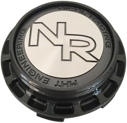 Niche Racing 1002-23 Cap M-777 Gun Metal Snap in Center Cap