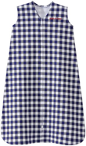 Halo sleepsack, 100% cotton, buffalo check, navy, large