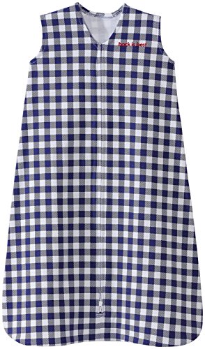 Halo Sleepsack, 100% Cotton, Buffalo Check, Navy, Xlarge