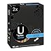 U by Kotex Curves Regular Liners, Unscented, 102 Count