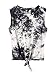 MakeMeChic Women's Tie Dye Ombre Tank Crop Top Sleeveless Knot Front T Shirt Blouse