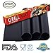 SUMGOTT Non-Stick BBQ Grill Mat, Perfect for Charcoal, Electric and Gas Grill, Reusable, Easy to Clean, Essential Grilling Accessories for Home Cooks and Grillers, Set of 3