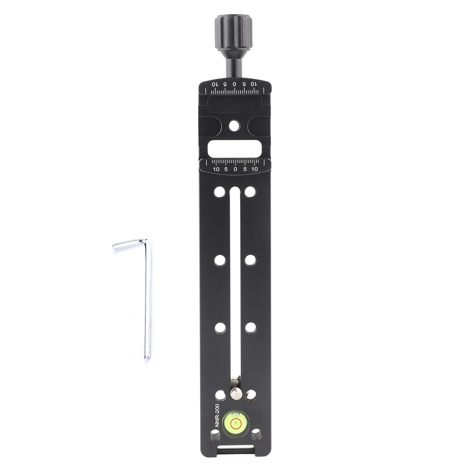 Akozon Quick Release Rail Plate, 200mm Rail Nodal Slide Plate Quick Release Clamp For Camera Macro Photography Rail Slide Plate