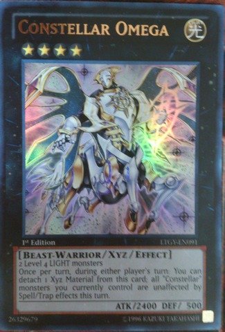 Yu-Gi-Oh! - Constellar Omega (LTGY-EN091) - Lord of the Tachyon Galaxy - 1st Edition - Ultra Rare
