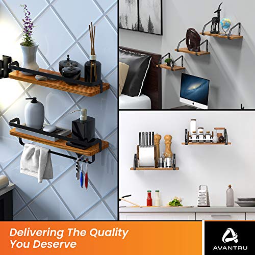 Avantru, Floating Shelves Deep, Floating Shelves Wall Mounted, Large