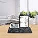 Zoweetek Rechargeable Wireless Bluetooth Keyboard with Touchpad and Numeric Keypad for Windows, Mac OS, Android, iOS, Tablet and Smart Phone