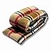 SunnyBay Microwave Heating Pad, Microwavable Cold or Heated Neck and Shoulder Wrap, Wheat-Filled Weighted Beanbag Pack for Moist Hot or Cold Therapy, 26x5 Inches, London Plaid