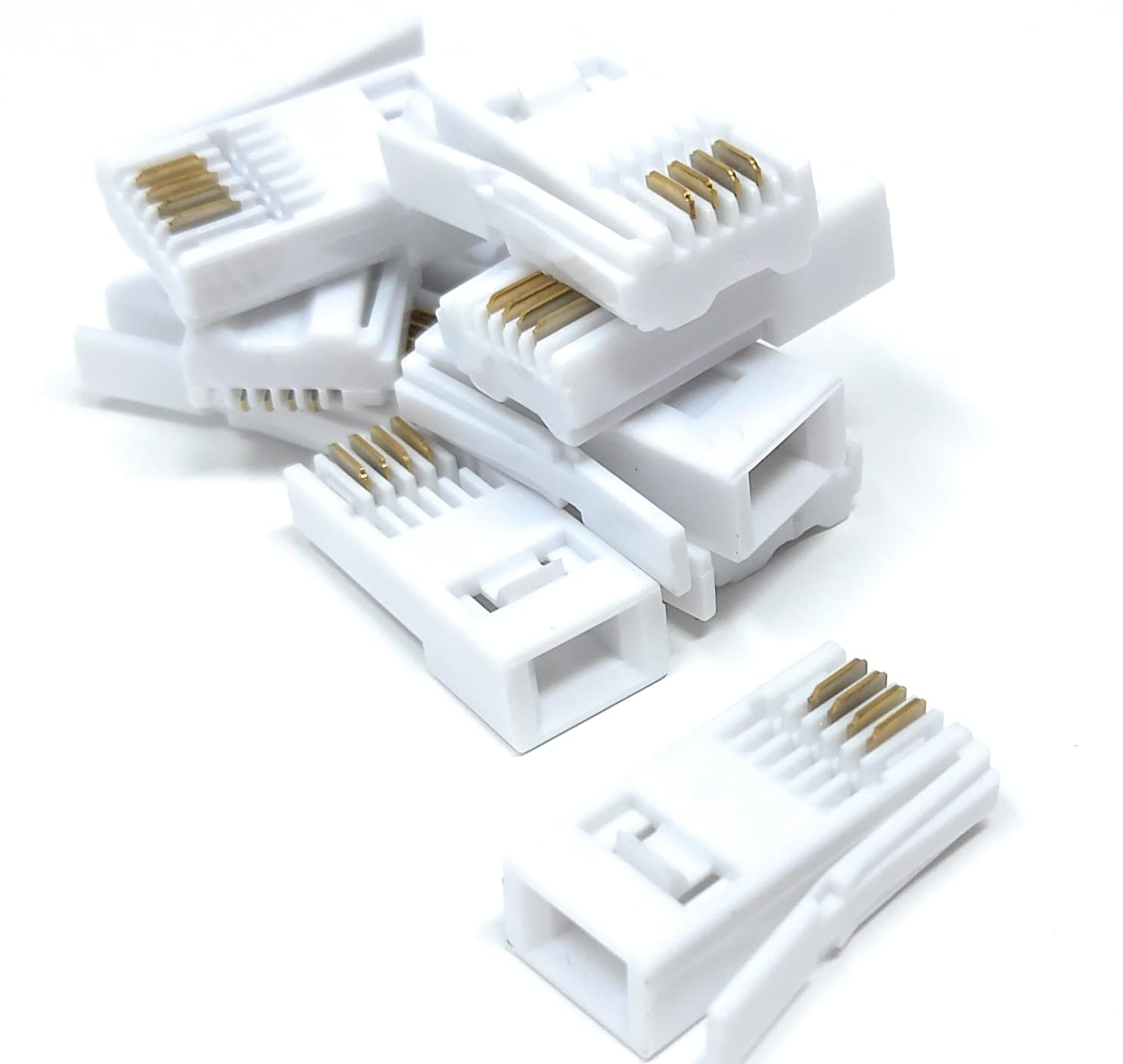 10pcs BT 4 Way Wire 431A Telephone Crimp End Connectors