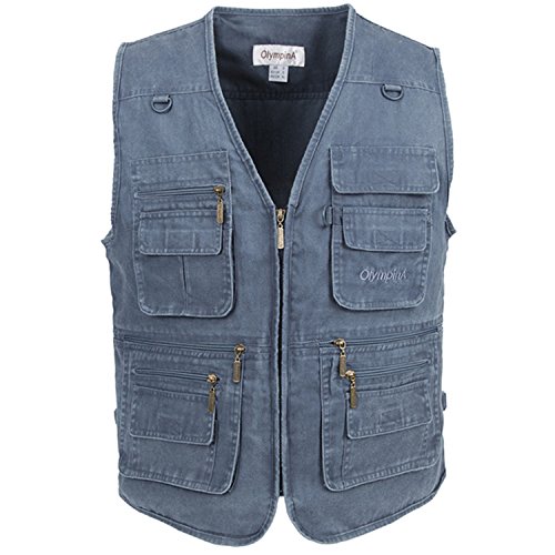 Jwhui Men Vests Sleeveless Jacket Man Plus Large