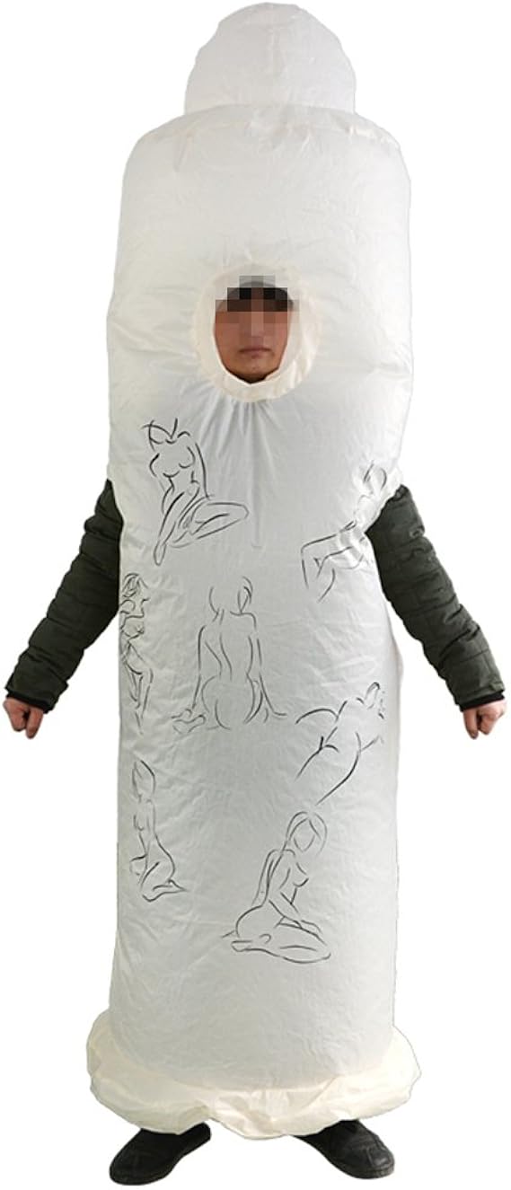Unisex Adults Inflatable Condom Costume Stag Hen Party