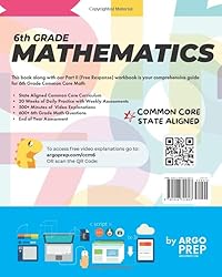 6th Grade Common Core Math: Daily Practice Workbook
