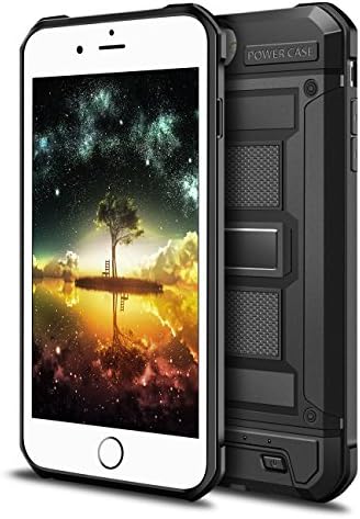 iPhone 7 Plus Battery Case, iPhone 6 Plus Battery Case, DODOTECH 4200mAh Capacity Polymer Battery iPhone 6s Plus Charger Case Removable Rechargeable External Charger for iPhone 6/6s/7 Plus - Black