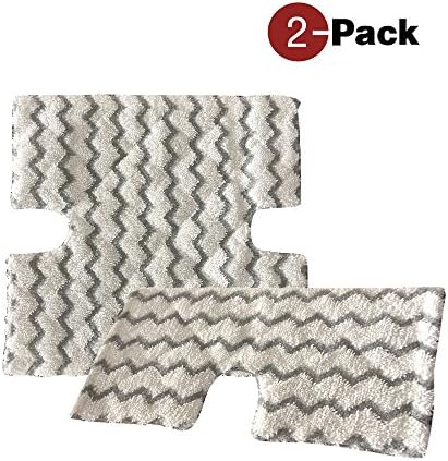 2-Pack Replacement Microfiber Cleaning Pads for Shark Lift-Away Pro Steam Pocket Mop S6001W S6001WM S6002 S6003W S5003A S5003D S3973 S3973D S3973WM