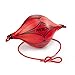 KUYOU Boxing Ball Speed Training Ball Double-end Bags Leather Speed Bag Punching Dodge MMA with Ring Locking for Training Gym Exercise Agility - Red