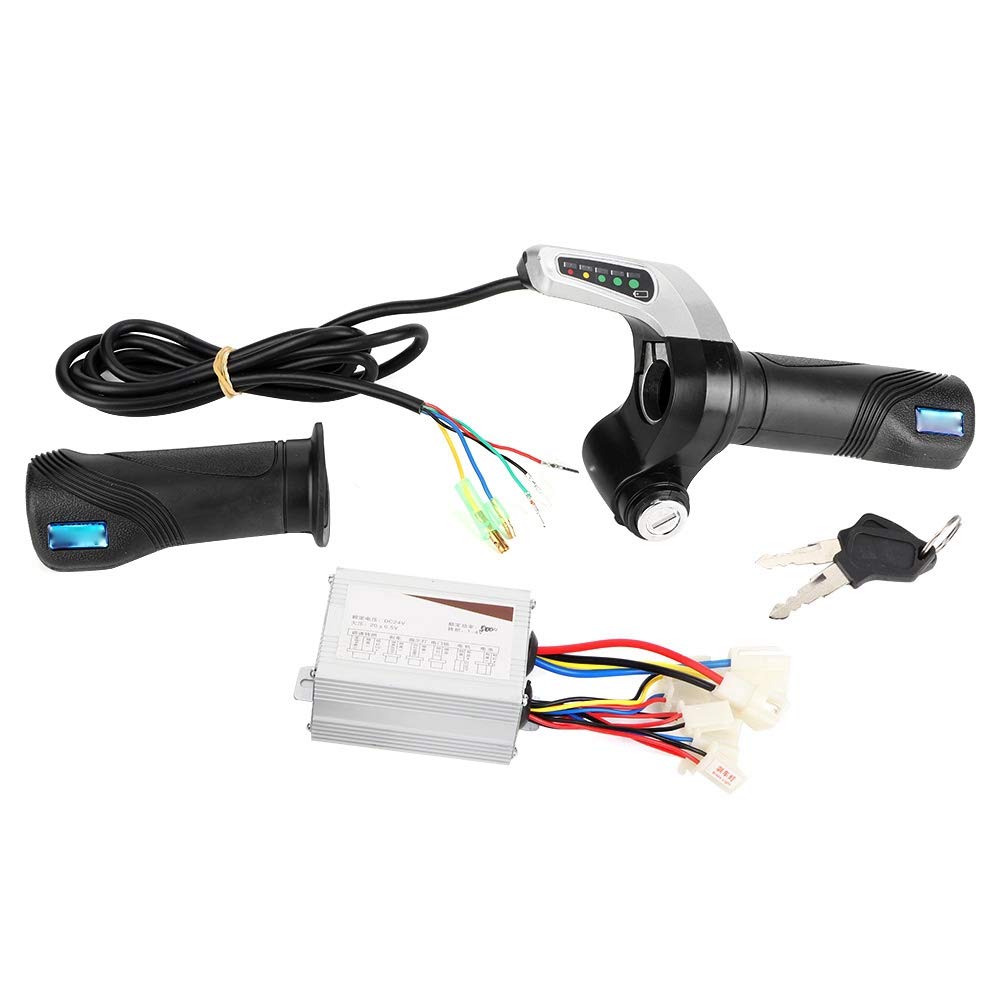 Photo 1 of Aramox Motor Brushed Speed Controller, 24V 500W Motor Brushed Controller Box with Throttle Grip for Electric Scooter E-Bike