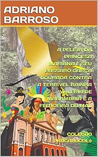 Livro A PELEJA DA PRINCESA MARIANA E SEU PÁSSARO GARÇA DOURADA CONTRA A TERRÍVEL RAINHA VALÉRIA DE MARAMBAIA E A FEITICEIRA DO MAL (PRACABOCOLê Livro 1)