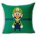 ABartonArtsale Super Mario Bros Printed Cushion Covers Decorative pillow 18 x 18-inch cotton pillowcases w418