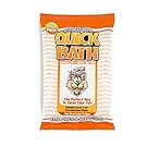 Quick Bath Cat Wipes, Reduces Odor & Bacteria with All-Natural Skin Conditioners and Cleaners, Extra Thick & Heavy Duty, 10 Count