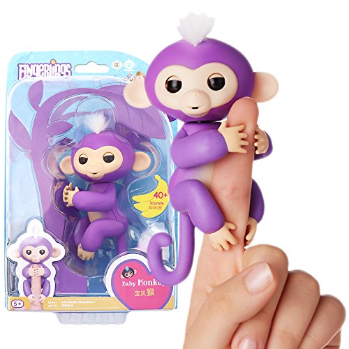 Buy 1 Piece Finger Monkey Fingerlings Interactive Baby Monkey Electronic Pet Toy for Children